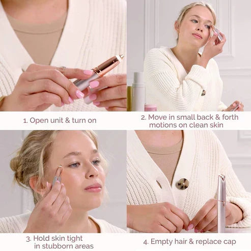 🔥 Flawless Eyebrow Hair Remover – Painless Precision Trimmer for Women