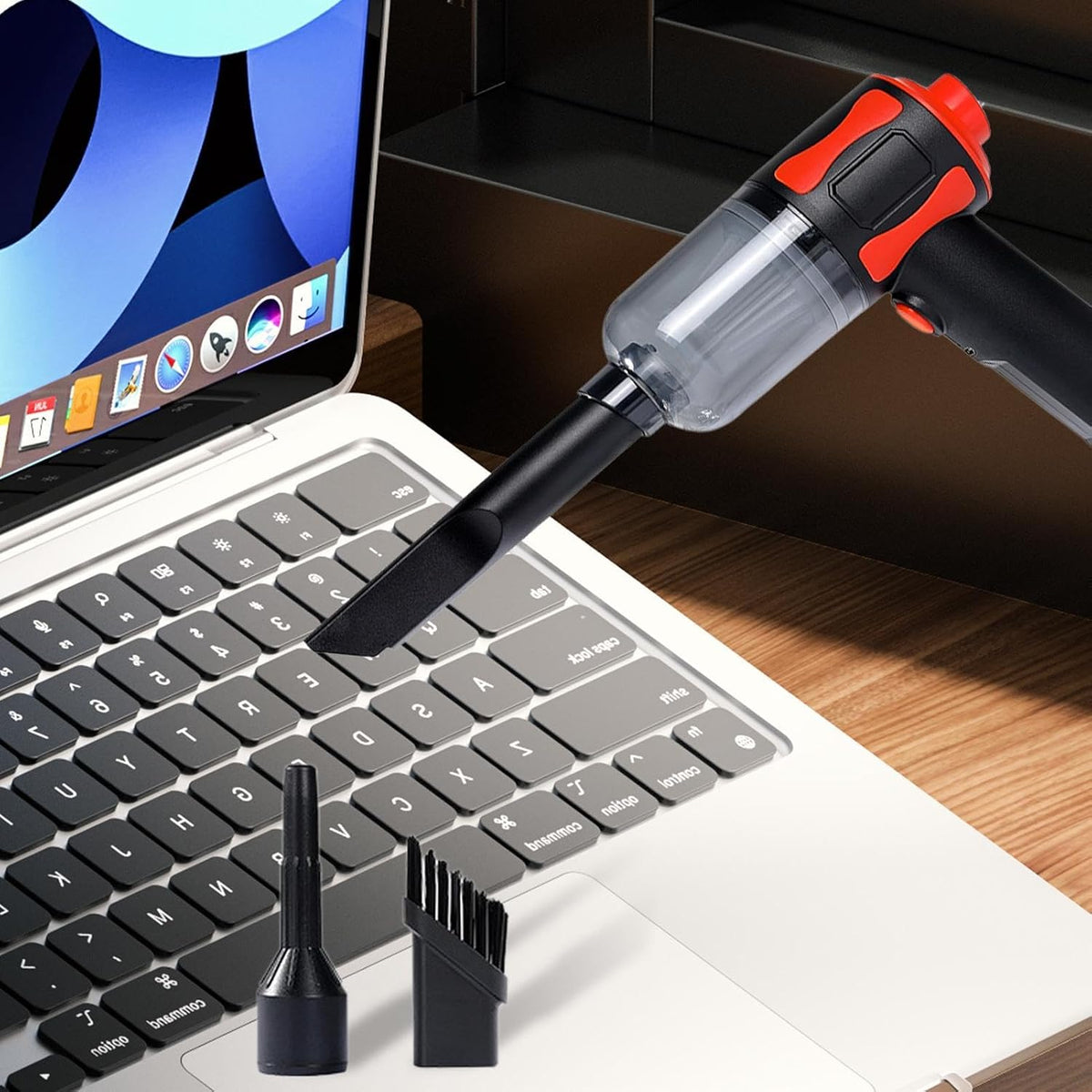 2-in-1 Cordless Car Vacuum Cleaner & Air Blower – Powerful Portable Car Cleaning Device    مكنسة سيارة لاسلكية 2 في 1 مع منفاخ هواء – جهاز محمول لتنظيف السيارة بقوة وفعالية