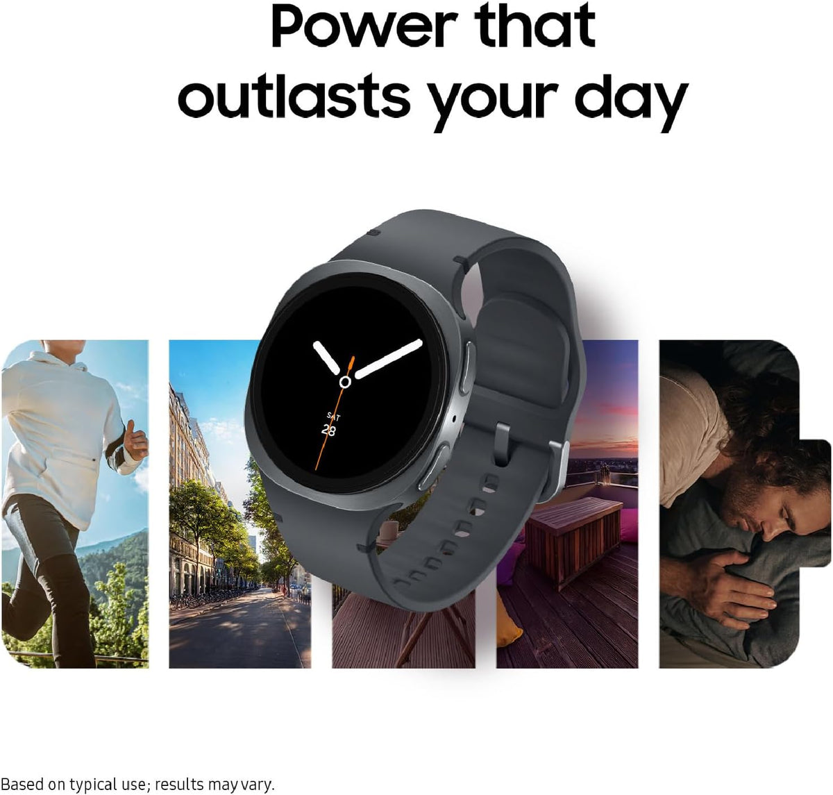 Samsung Galaxy Watch8 LTE 40mm Smartwatch – Graphite & Silver