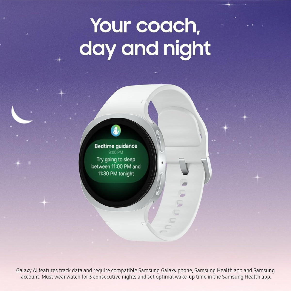 Samsung Galaxy Watch8 LTE 40mm Smartwatch – Graphite & Silver