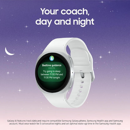Samsung Galaxy Watch8 LTE 40mm Smartwatch – Graphite & Silver