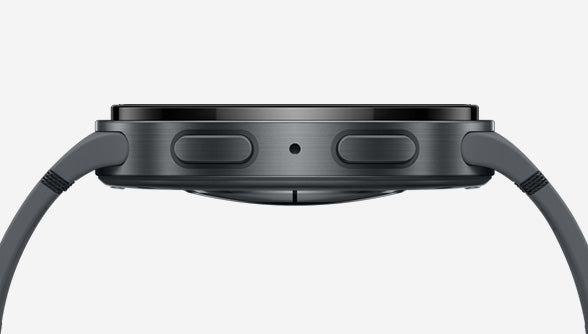 Samsung Galaxy Watch8 Graphite 40mm side view